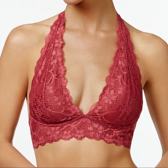 Free People Other - Free People Rose NEW Lace Bralette Bra Size Large